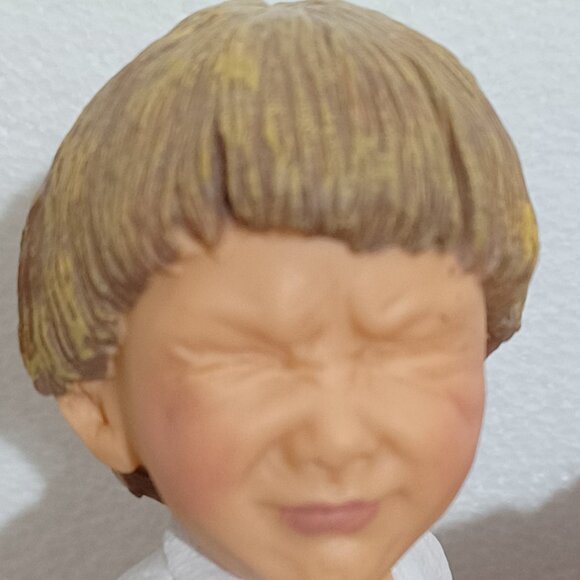 Tom Clark Cairn Studio USA 1995 Sculpture "WHO WILL BE RED?" by Roberta Griffin - Picture 11 of 12